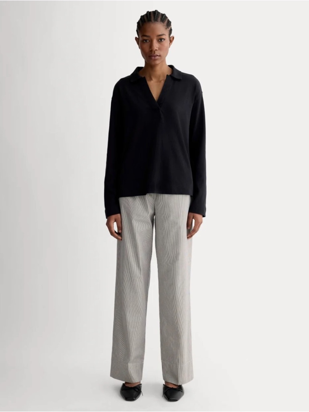 Everlane Easy pants in stripes